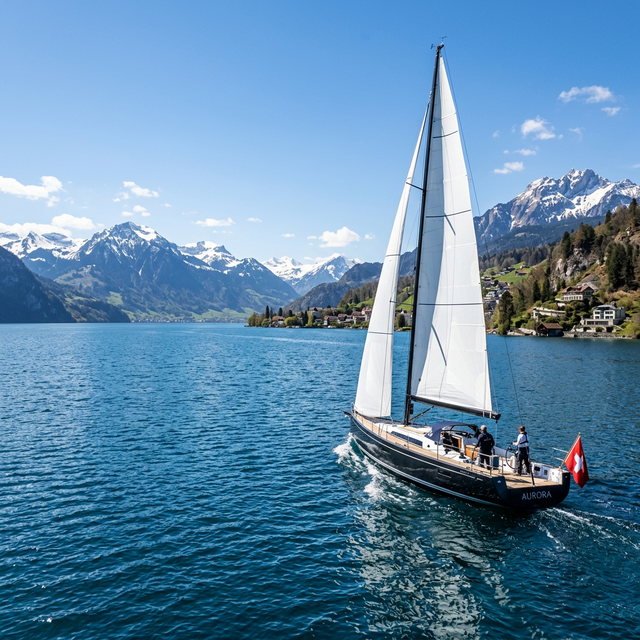 Segelboot auf Wasser